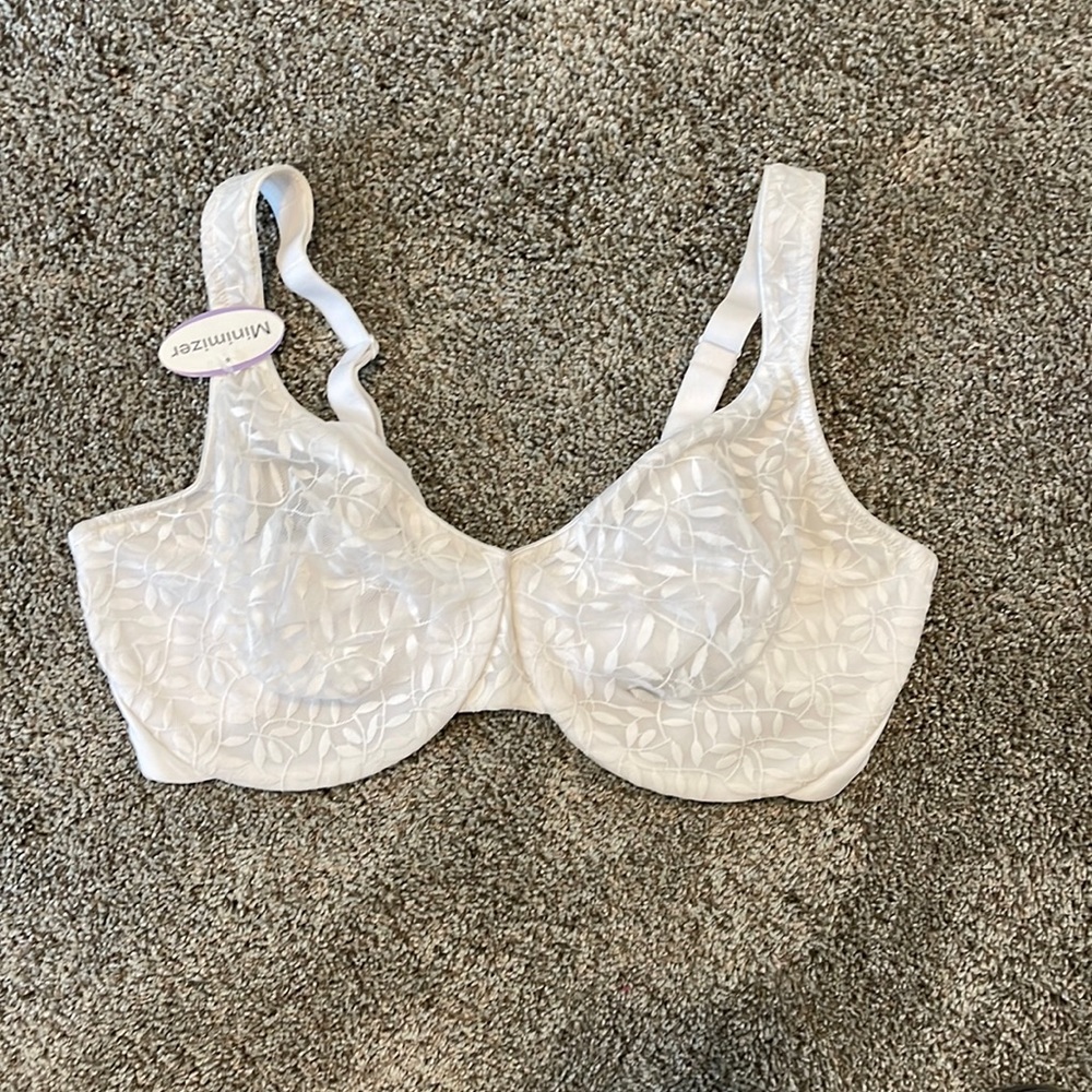 White Minimizer Bra